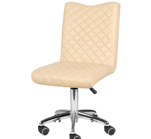 Taburete de pedicura redondo ajustable | Comodidad del técnico con estilo P07