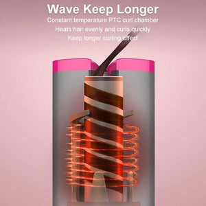 Modelador de cabelo automático sem fio portátil