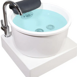 Pedicure Basin with LED Lights & Base | Professional Salon Foot Spa Bowl V14