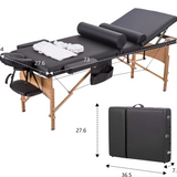 FlexiFold Pro 3-Fold Massage Bed – Adjustable Height Spa Table F15