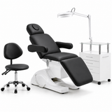 Modern Electric Facial Bed Set with Stool, Trolley & LED Lamp – 3/4 Motor Luxury Beauty Treatment Chair