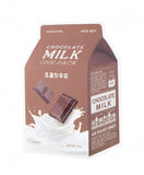 Paquete único de leche con chocolate APIEU