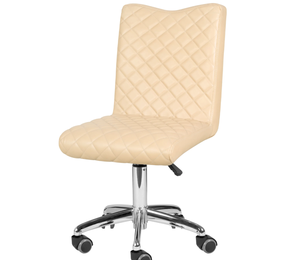 Adjustable Round Pedicure Stool | Stylish Technician’s Comfort P07