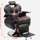 EcoStyle Men’s Barber Chair – Affordable Hydraulic Hairdressing F12
