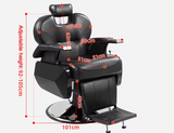 Sillón de barbero para hombre EcoStyle – Peluquería hidráulica asequible F12