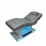 Luxury 4-Motor Electric Facial Bed Set with LED Foot Control, Stool & Trolley
