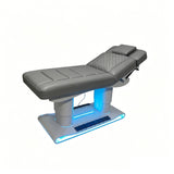 Luxury 4-Motor Electric Facial Bed Set with LED Foot Control, Stool & Trolley
