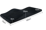 ErgoLuxe Memory Foam Lash Bed Topper – Premium Curved Cushion EL12