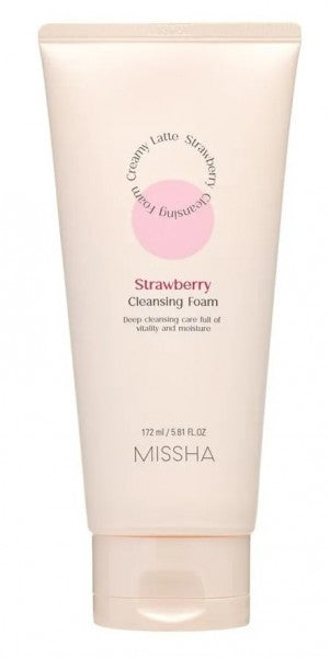 MISSHA Creamy Latte Cleansing Foam Strawberry - Palpasaonline