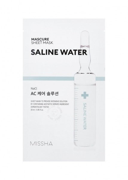 MISSHA Mascure AC Care Saline Water Sheet Mask - Palpasaonline