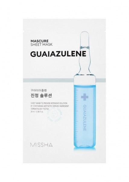 MISSHA Mascure Calming Guaiazulene Sheet Mask - Palpasaonline