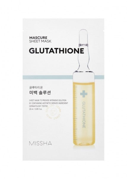 MISSHA Mascure Whitening Glutathione Sheet Mask - Palpasaonline