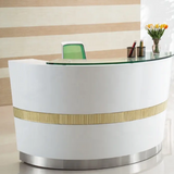 Wooden Elegance: Affordable Salon Reception Desks in 3 Stylish Models