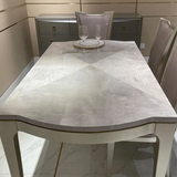 Luxury Solid Wood Dining Table Set – Maple Shadow Finish, Modern Classic Elegance for Home & Hospitality Spaces