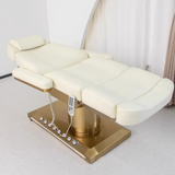 GlowElite™ Gold Base 4-Motor Electric Spa Bed – Luxury Adjustable Beauty & Therapy Table