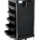 Hair-Free Plastic Salon Trolley – Anti-Clog Wheels for Easy Glide