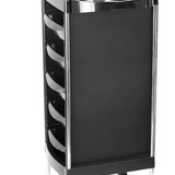 Hair-Free Plastic Salon Trolley – Anti-Clog Wheels for Easy Glide