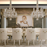 🍽️ The Transforming Touch: Modern White Stone Marble Dining Set – Foldable & Extendable Luxury for 6–12 Guests