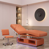 GlowPro™ 3-Motor Electric Spa Bed – Multifunctional Facial & Massage Table with Built-In Lamp