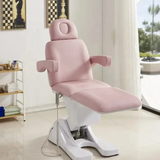 SereniGlow™ White Electric Spa Bed – 3-Motor Lash & Massage Table for Modern Salons