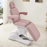 SereniGlow™ White Electric Spa Bed – 3-Motor Lash & Massage Table for Modern Salons
