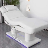 LuxeWhite™ 4-Motor Electric Spa & Lash Bed – Modern Reclining Facial & Massage Table