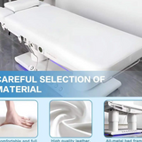 LuxeWhite™ 4-Motor Electric Spa & Lash Bed – Modern Reclining Facial & Massage Table