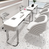 Luxurious Manicure Table & Double Sofa Chair Set M07
