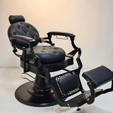 BlackTitan Barber Chair – All-Black Belmont-Inspired Barber Chair B54
