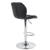 UrbanBlend Bar Stool – Synthetic Leather Elegance for Salon B25