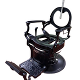 BlackTitan Barber Chair – All-Black Belmont-Inspired Barber Chair B54