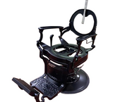 BlackTitan Barber Chair – All-Black Belmont-Inspired Barber Chair B54