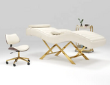 SculptEase gebogenes Gesichtsbett – moderne klappbare Massageliege für Salon und Spa