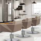 Opulence Complete: Luxury Salon Chair & Shampoo Chair Set for Barber Salon B14