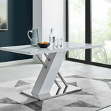 Antique-Inspired Modern Dining Table & Chairs Set – Elegant Design for Every Space