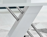 Antique-Inspired Modern Dining Table & Chairs Set – Elegant Design for Every Space