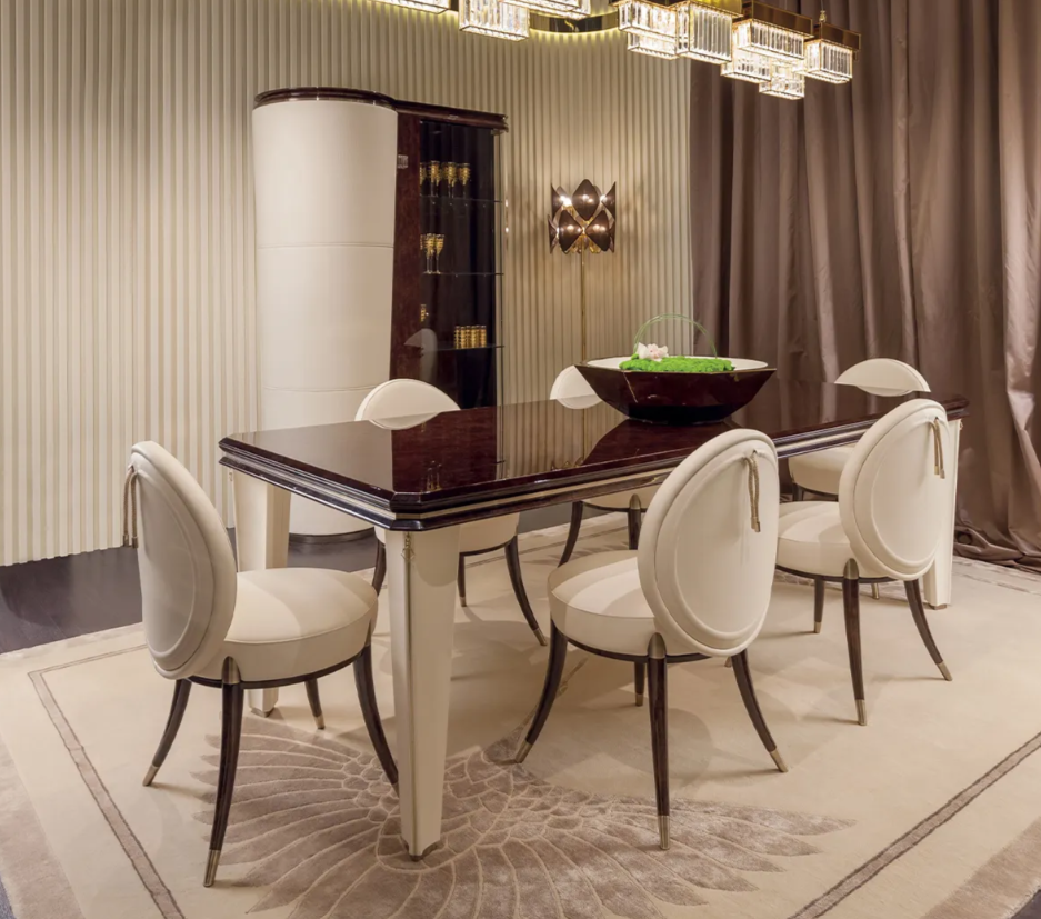 🇫🇷 French Flair: Light Luxury Marble Dining Set – Modern Designer Elegance for 6 or 8 Seats