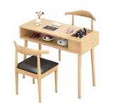 Elegance in Wood: Premium Japanese Manicure Table & Chair Set for Stylish Salons