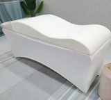 Surmatelas à cils en mousse à mémoire de forme ErgoLuxe – Coussin incurvé haut de gamme EL12