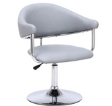 Silla de barbero giratoria UrbanElegance – Sofisticación de cuero moderna UE45