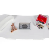 Salon Manicure Table with Built-In Cleaner & Storage S19
