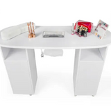 Salon Manicure Table with Built-In Cleaner & Storage S19