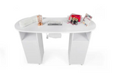 Salon Manicure Table with Built-In Cleaner & Storage S19