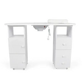 Salon Manicure Table with Built-In Cleaner & Storage S19