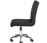 Chaise de pédicure réglable noire élégante P19