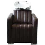 Deluxe Backwash Shampoo Chair & Bowl - Premium Barber and Salon Unit