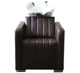 Deluxe Backwash Shampoo Chair and Bowl - Premium Barber and Salon Unit