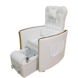 Luxury Pink & White Pedicure Chair for Nail Salon - Palpasaonline