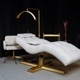 ElegancePro Facial Spa Bed – Sleek Leather & Stainless Steel L13