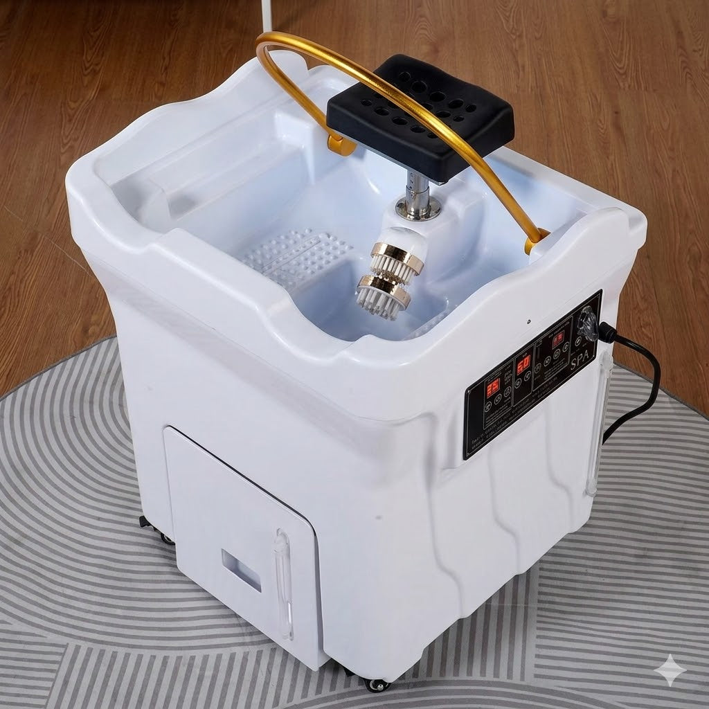 Portable Hair Salon and Head Spa Washing Basin with Water Tank
